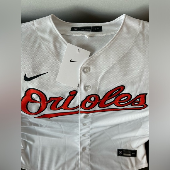 Nike Authentic Baltimore Orioles MLB Baseball White Jersey Men’s Size: L - Picture 3 of 6